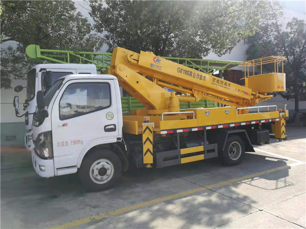 東風國六18米伸縮臂高空作業車-程力直臂高空作業車