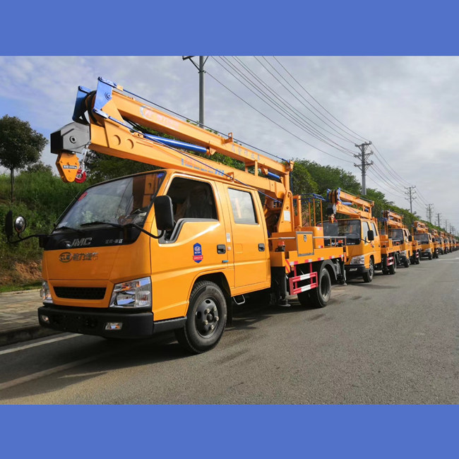 江鈴12米高空作業(yè)車批量訂單交付 江鈴12米高空作業(yè)車批量訂單交付